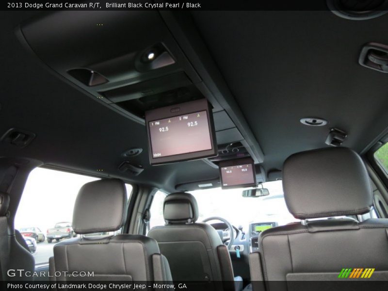 Brilliant Black Crystal Pearl / Black 2013 Dodge Grand Caravan R/T