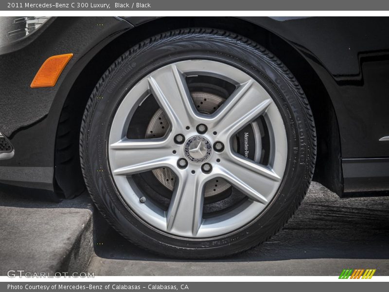 Black / Black 2011 Mercedes-Benz C 300 Luxury