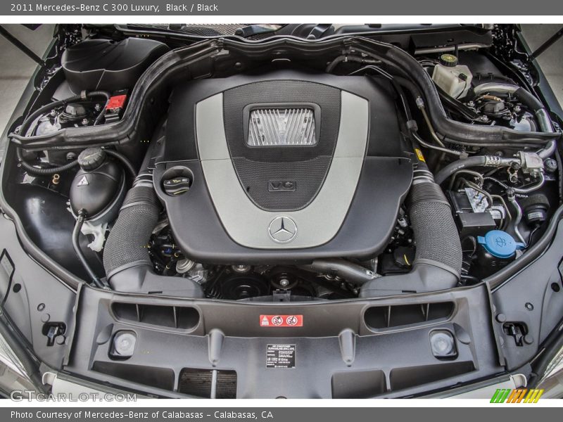 Black / Black 2011 Mercedes-Benz C 300 Luxury