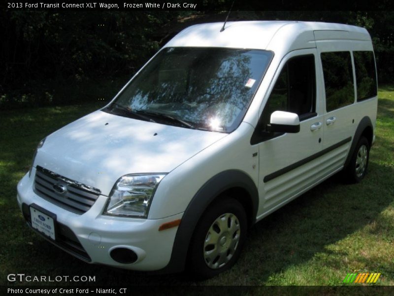 Frozen White / Dark Gray 2013 Ford Transit Connect XLT Wagon