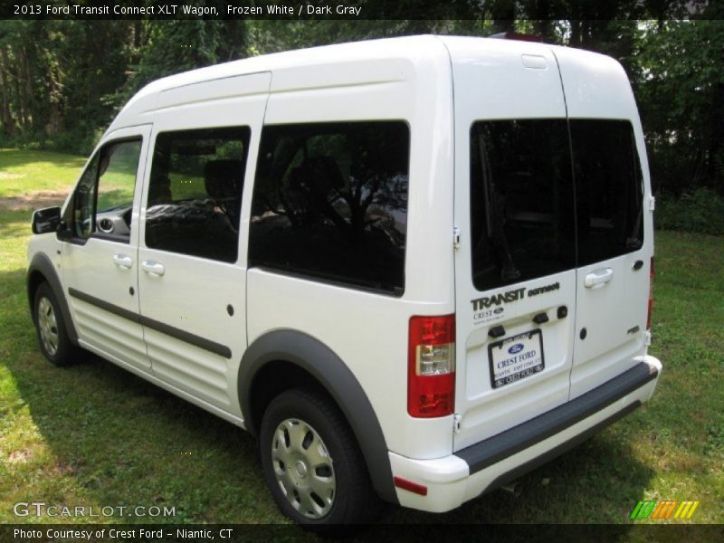 Frozen White / Dark Gray 2013 Ford Transit Connect XLT Wagon