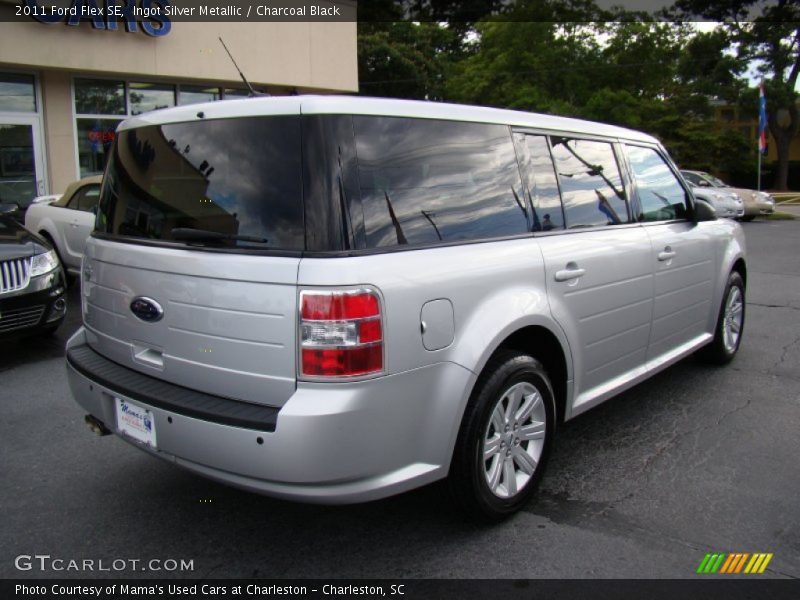 Ingot Silver Metallic / Charcoal Black 2011 Ford Flex SE