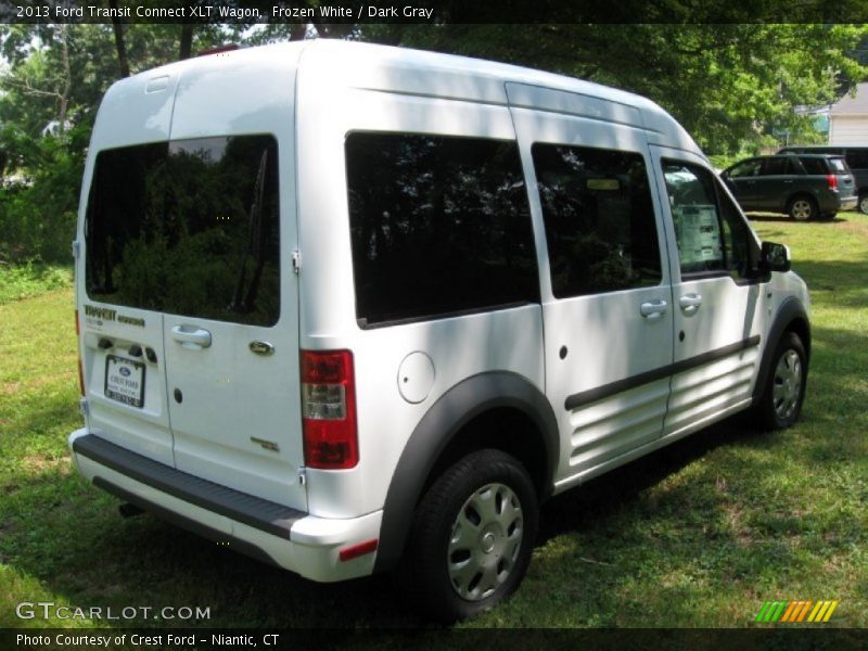 Frozen White / Dark Gray 2013 Ford Transit Connect XLT Wagon