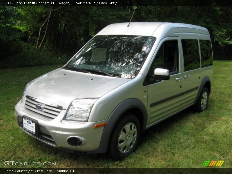 Silver Metallic / Dark Gray 2013 Ford Transit Connect XLT Wagon