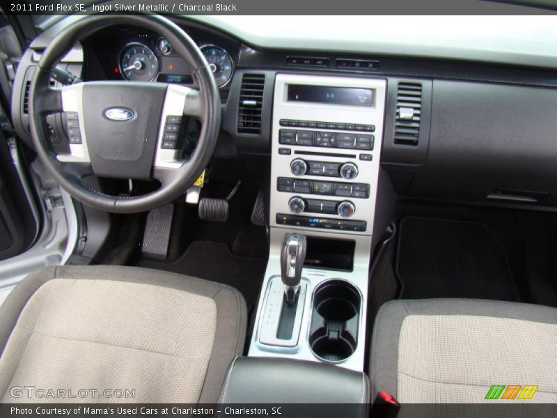 Ingot Silver Metallic / Charcoal Black 2011 Ford Flex SE