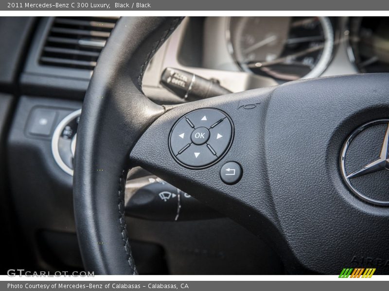 Black / Black 2011 Mercedes-Benz C 300 Luxury