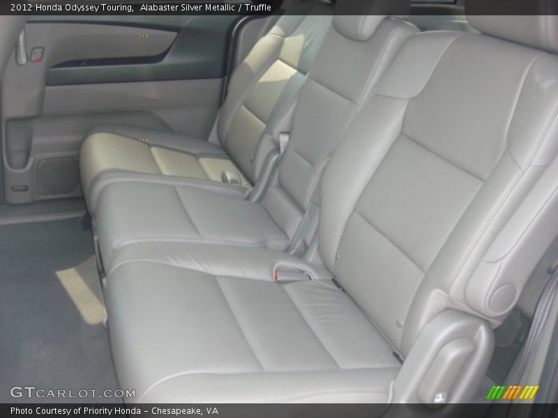 Alabaster Silver Metallic / Truffle 2012 Honda Odyssey Touring