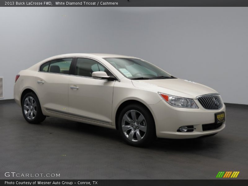 White Diamond Tricoat / Cashmere 2013 Buick LaCrosse FWD