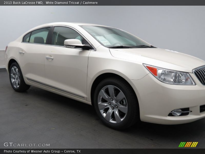 White Diamond Tricoat / Cashmere 2013 Buick LaCrosse FWD