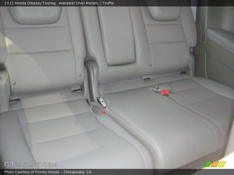 Alabaster Silver Metallic / Truffle 2012 Honda Odyssey Touring