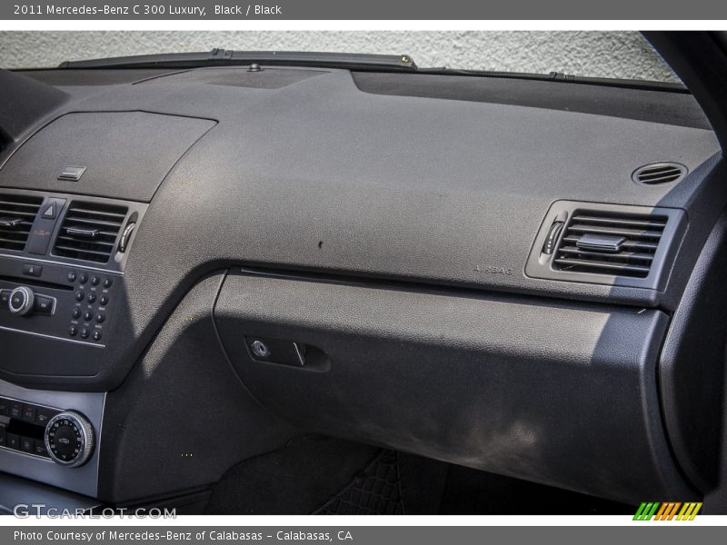 Black / Black 2011 Mercedes-Benz C 300 Luxury