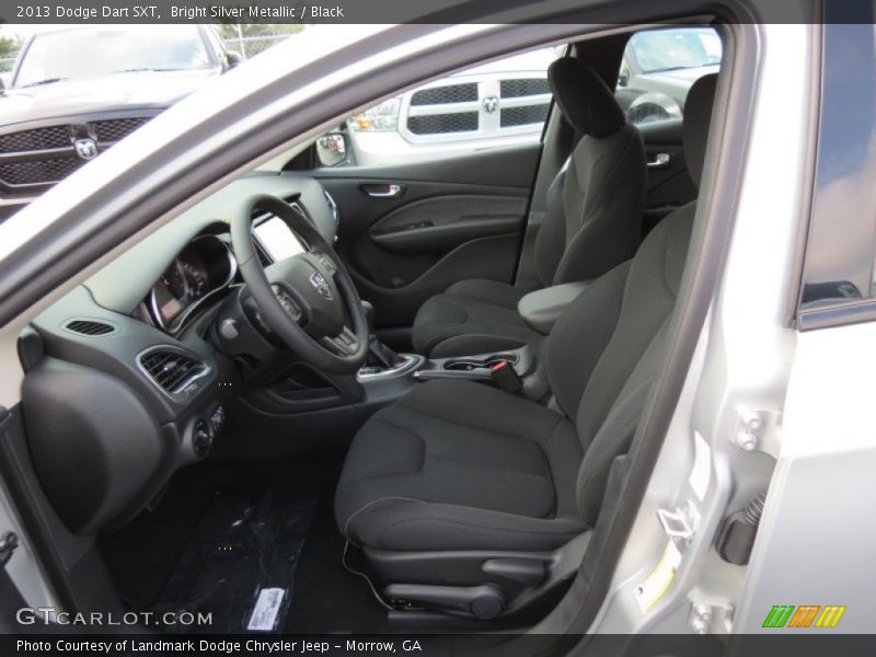 Bright Silver Metallic / Black 2013 Dodge Dart SXT