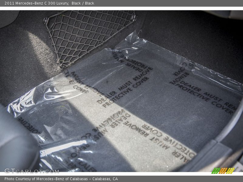 Black / Black 2011 Mercedes-Benz C 300 Luxury