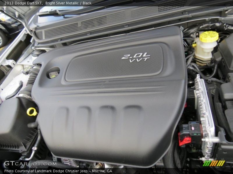 Bright Silver Metallic / Black 2013 Dodge Dart SXT