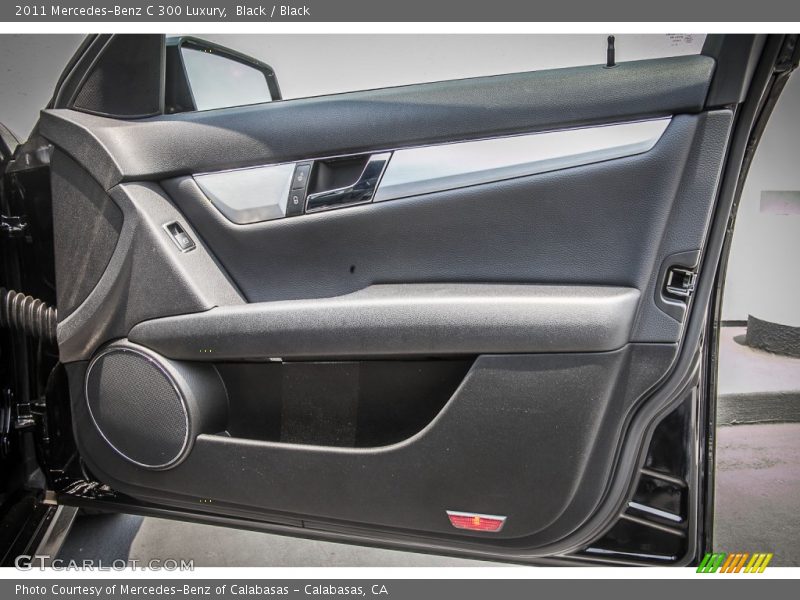 Black / Black 2011 Mercedes-Benz C 300 Luxury