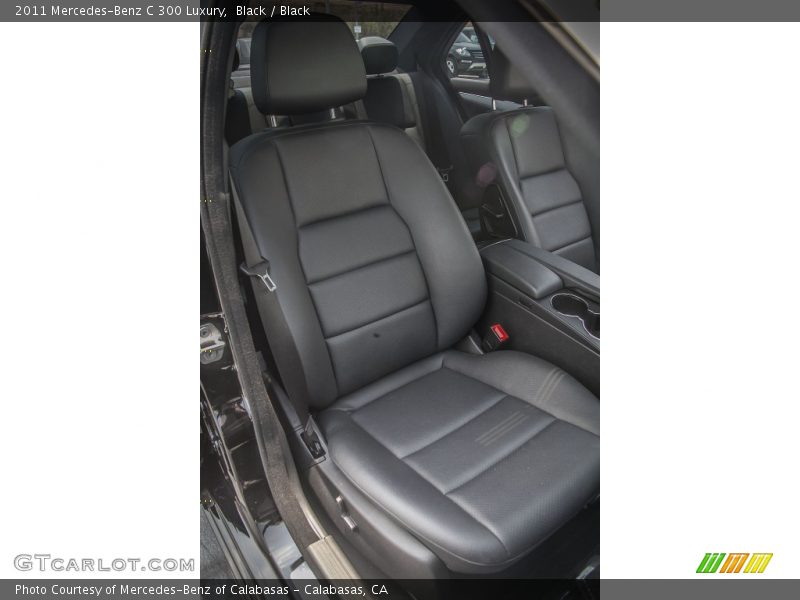 Black / Black 2011 Mercedes-Benz C 300 Luxury
