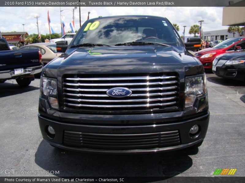 Tuxedo Black / Harley Davidson Lava Red/Black 2010 Ford F150 Harley-Davidson SuperCrew