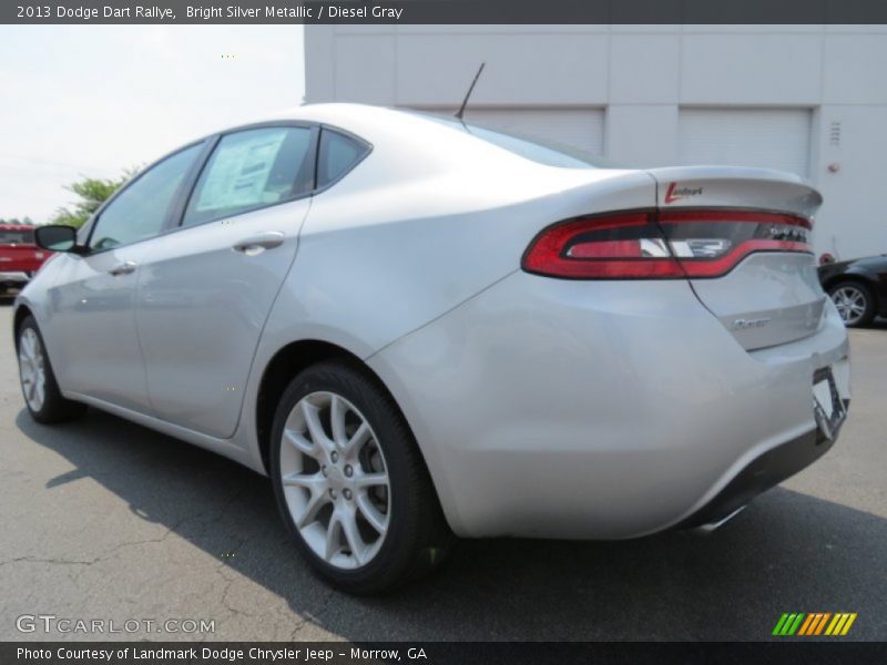 Bright Silver Metallic / Diesel Gray 2013 Dodge Dart Rallye