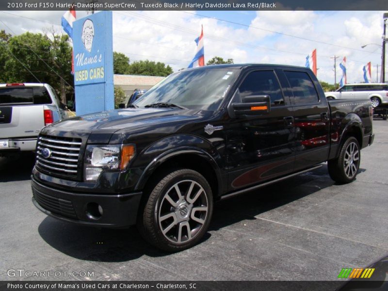 Tuxedo Black / Harley Davidson Lava Red/Black 2010 Ford F150 Harley-Davidson SuperCrew
