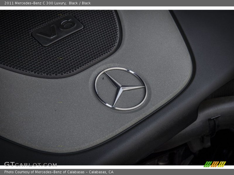 Black / Black 2011 Mercedes-Benz C 300 Luxury