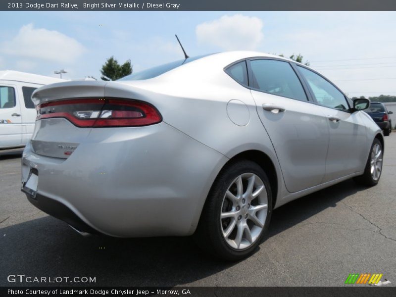 Bright Silver Metallic / Diesel Gray 2013 Dodge Dart Rallye