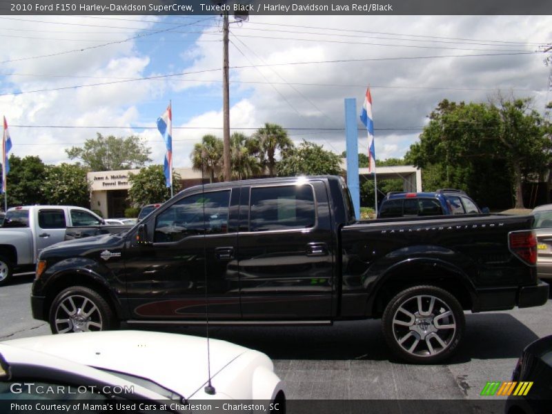 Tuxedo Black / Harley Davidson Lava Red/Black 2010 Ford F150 Harley-Davidson SuperCrew