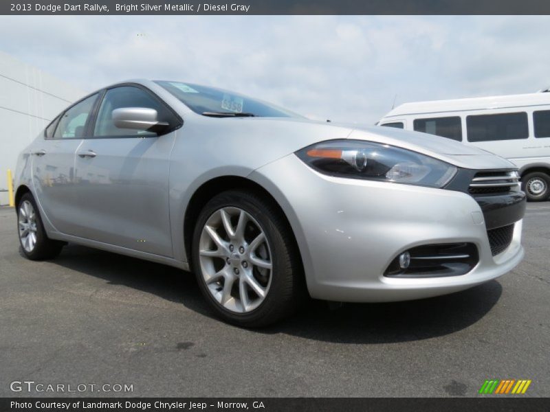 Bright Silver Metallic / Diesel Gray 2013 Dodge Dart Rallye