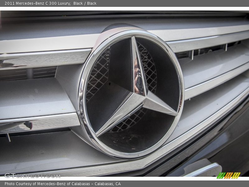 Black / Black 2011 Mercedes-Benz C 300 Luxury