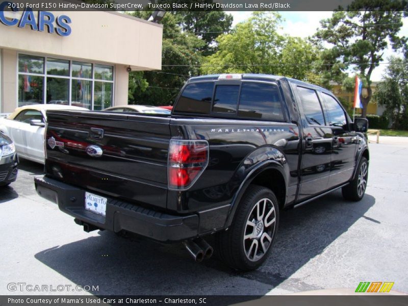 Tuxedo Black / Harley Davidson Lava Red/Black 2010 Ford F150 Harley-Davidson SuperCrew