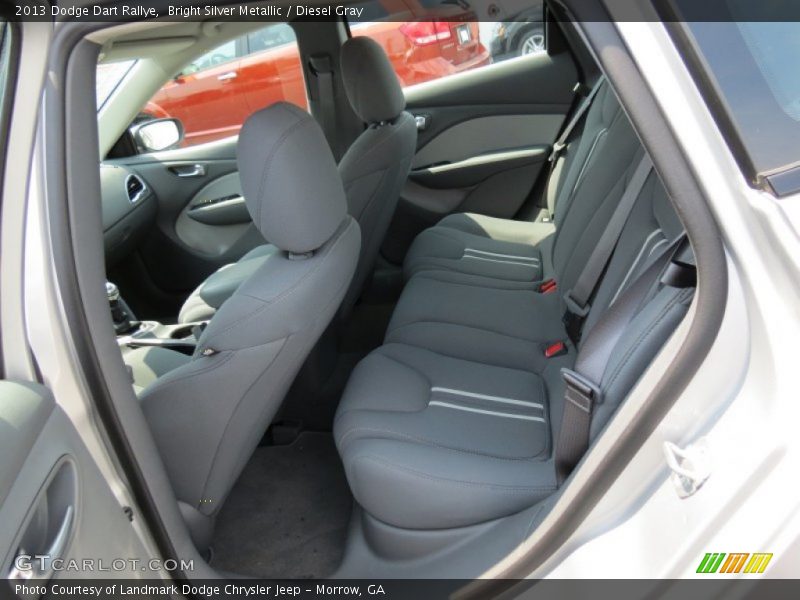 Bright Silver Metallic / Diesel Gray 2013 Dodge Dart Rallye