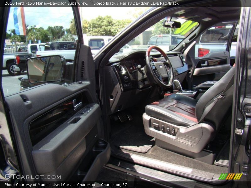 Tuxedo Black / Harley Davidson Lava Red/Black 2010 Ford F150 Harley-Davidson SuperCrew