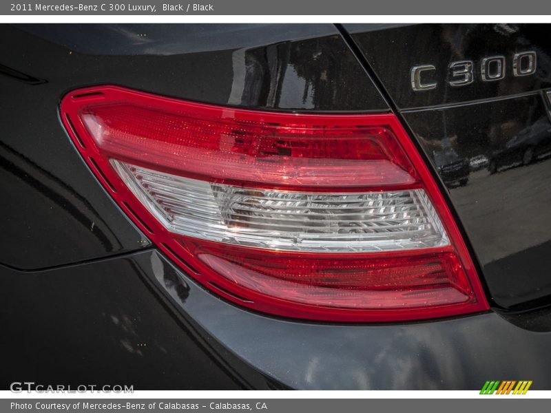 Black / Black 2011 Mercedes-Benz C 300 Luxury