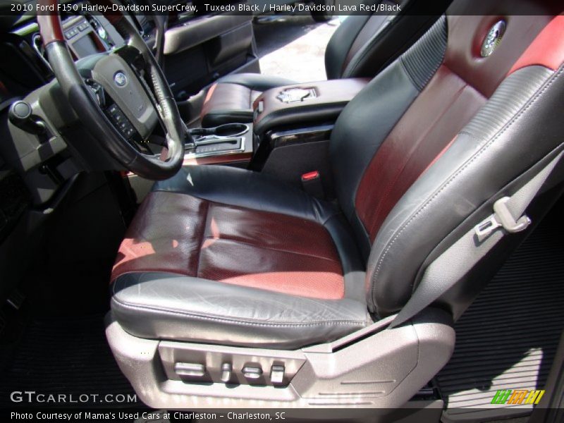 Tuxedo Black / Harley Davidson Lava Red/Black 2010 Ford F150 Harley-Davidson SuperCrew