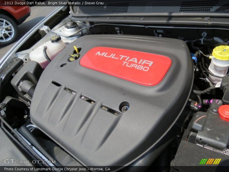 Bright Silver Metallic / Diesel Gray 2013 Dodge Dart Rallye