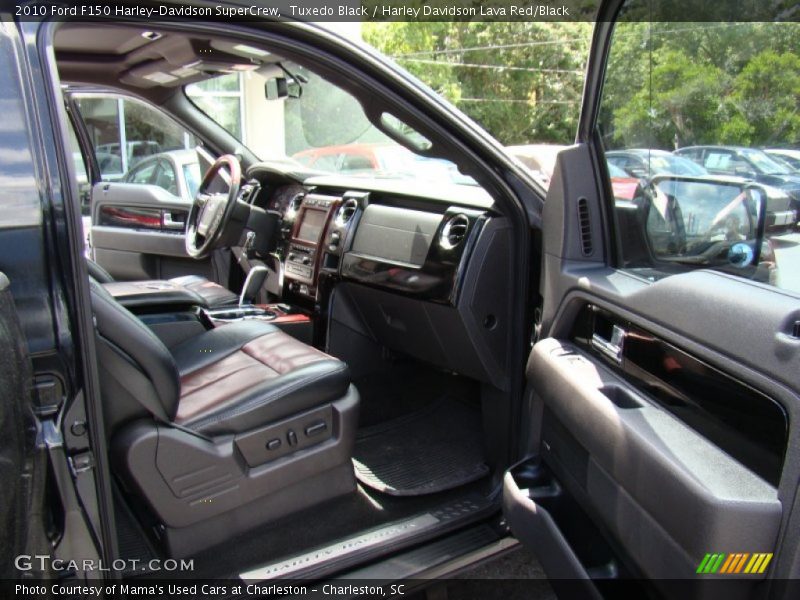 Tuxedo Black / Harley Davidson Lava Red/Black 2010 Ford F150 Harley-Davidson SuperCrew