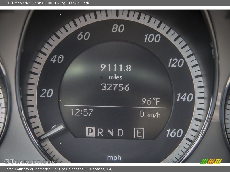 Black / Black 2011 Mercedes-Benz C 300 Luxury