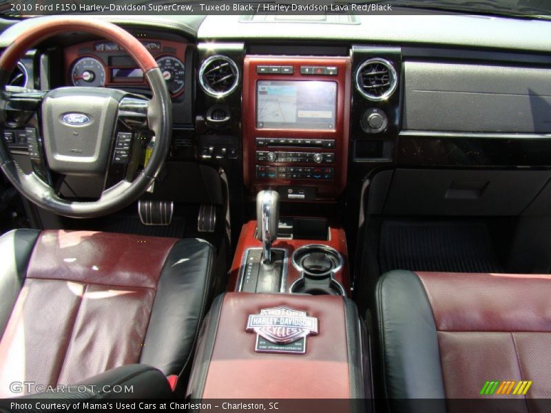 Tuxedo Black / Harley Davidson Lava Red/Black 2010 Ford F150 Harley-Davidson SuperCrew