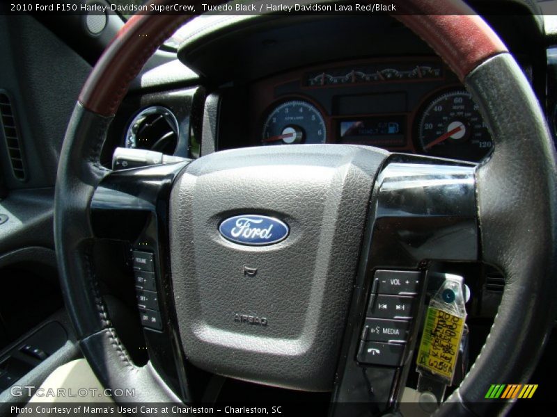 Tuxedo Black / Harley Davidson Lava Red/Black 2010 Ford F150 Harley-Davidson SuperCrew