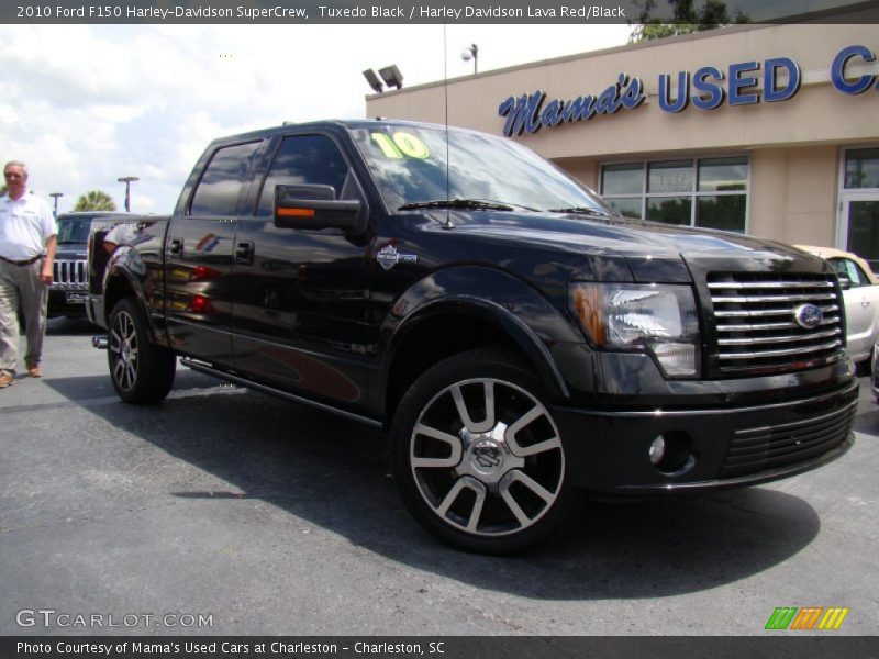 Tuxedo Black / Harley Davidson Lava Red/Black 2010 Ford F150 Harley-Davidson SuperCrew
