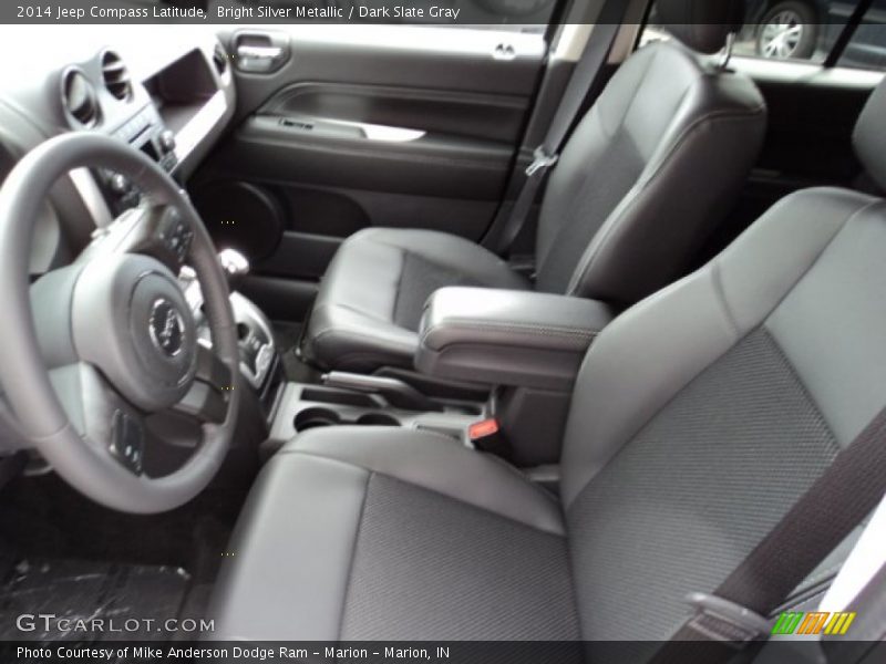 Bright Silver Metallic / Dark Slate Gray 2014 Jeep Compass Latitude