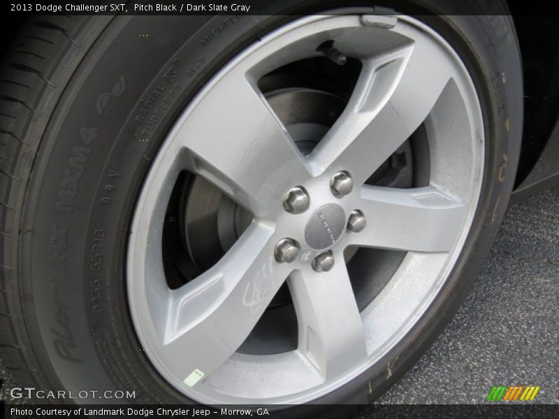 Pitch Black / Dark Slate Gray 2013 Dodge Challenger SXT