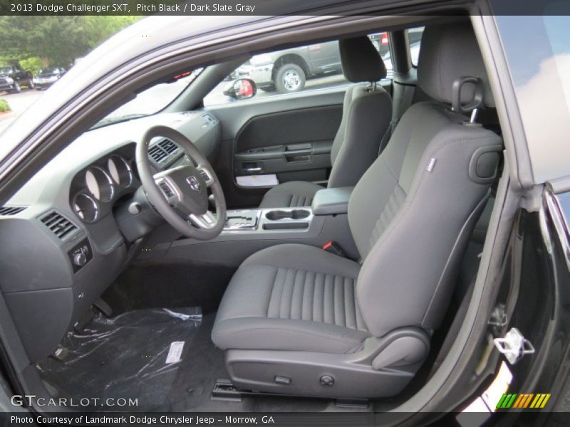 Pitch Black / Dark Slate Gray 2013 Dodge Challenger SXT