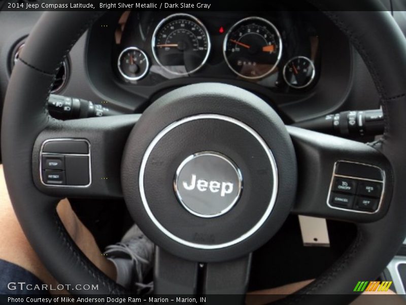 Bright Silver Metallic / Dark Slate Gray 2014 Jeep Compass Latitude