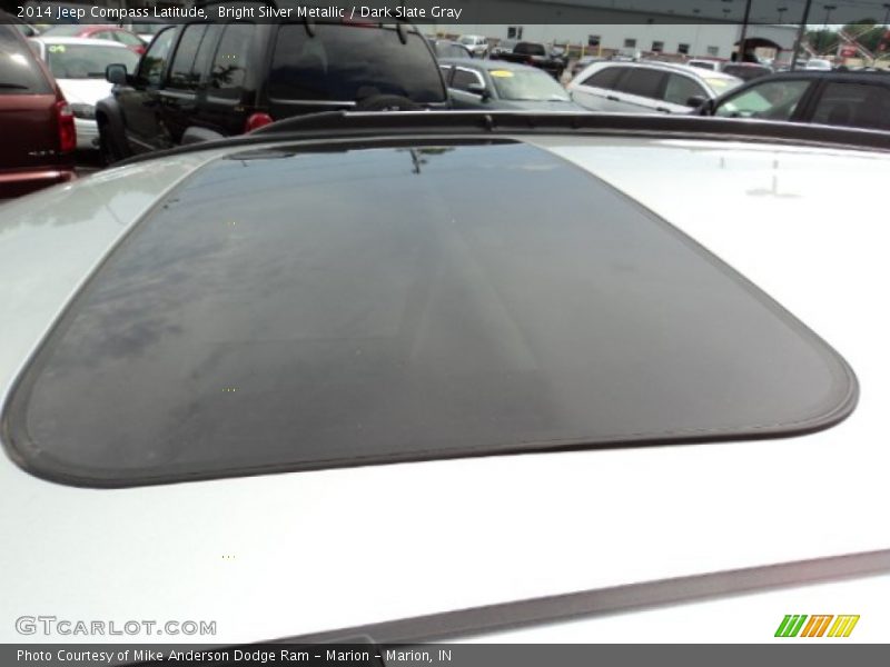 Bright Silver Metallic / Dark Slate Gray 2014 Jeep Compass Latitude