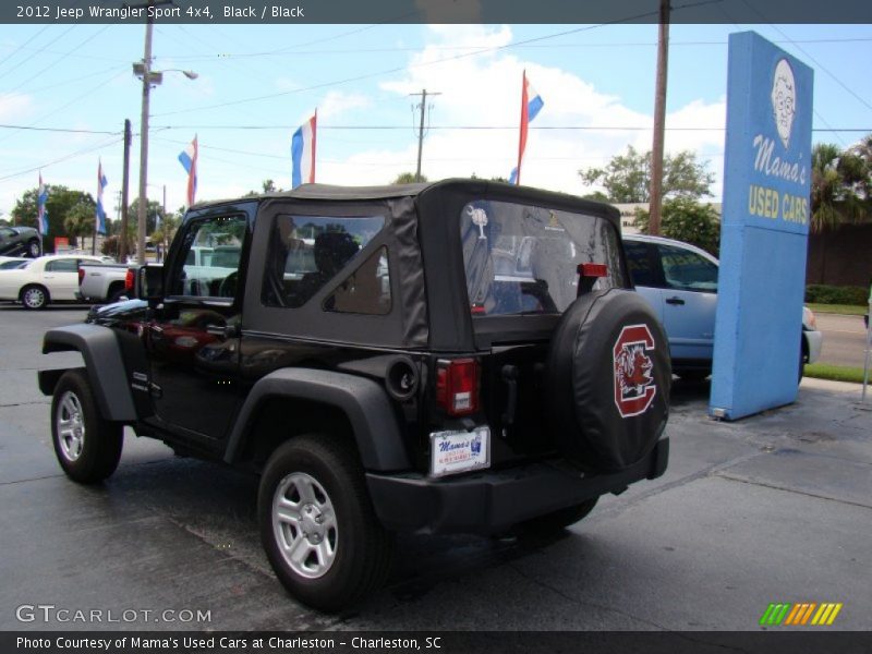 Black / Black 2012 Jeep Wrangler Sport 4x4