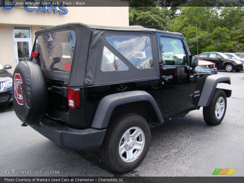 Black / Black 2012 Jeep Wrangler Sport 4x4