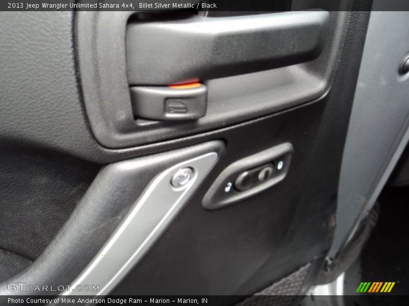 Billet Silver Metallic / Black 2013 Jeep Wrangler Unlimited Sahara 4x4