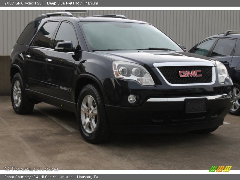 Deep Blue Metallic / Titanium 2007 GMC Acadia SLT