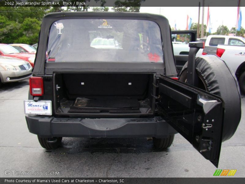 Black / Black 2012 Jeep Wrangler Sport 4x4