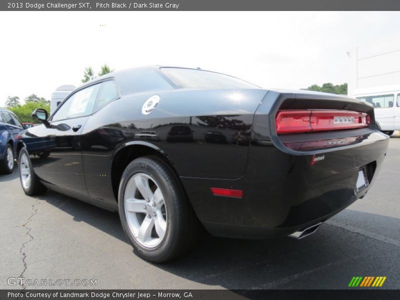 Pitch Black / Dark Slate Gray 2013 Dodge Challenger SXT